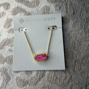 NWT Kendra Scott Elisa Necklace- Pink